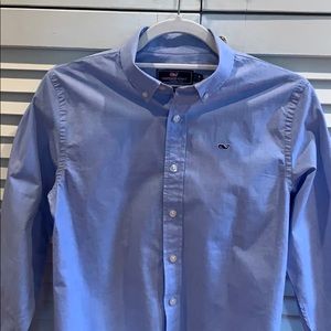 Vineyard Vines boys blue oxford shirt